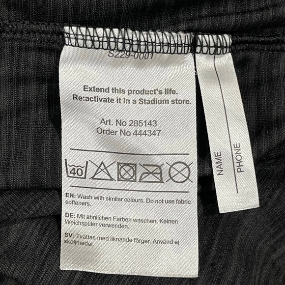 SOC Stadium Sportswear Girls Dark Grey Sleeveless Shirt L / XL - Picture 8 of 12